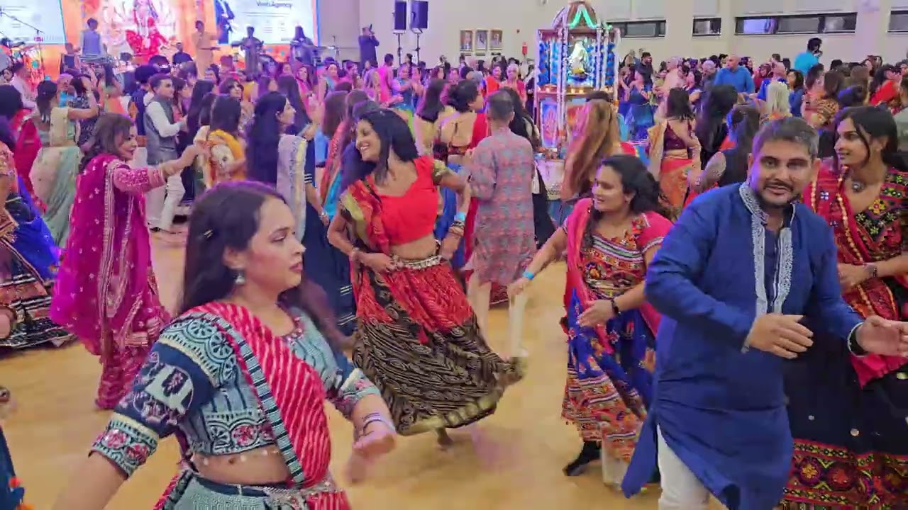 Navratri Garba Day 3 at Dhamecha Lohana Centre (2025)