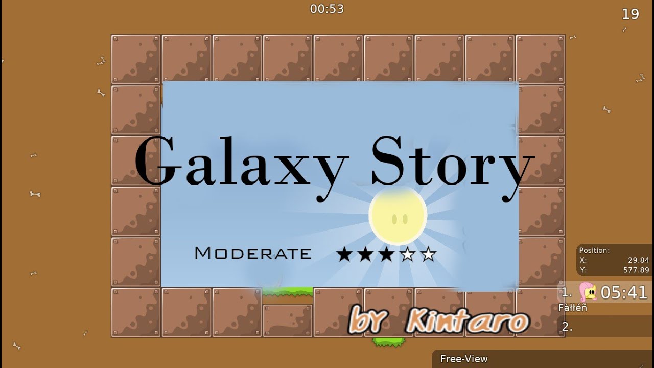 DDNet ( Teeworlds ) – Galaxy Story (Moderate ★★★✰✰)