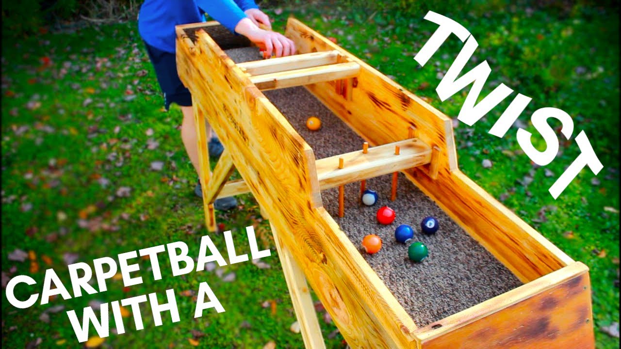 Reinventing the Carpetall Table (3 Game Miniature Carpetball DIY)