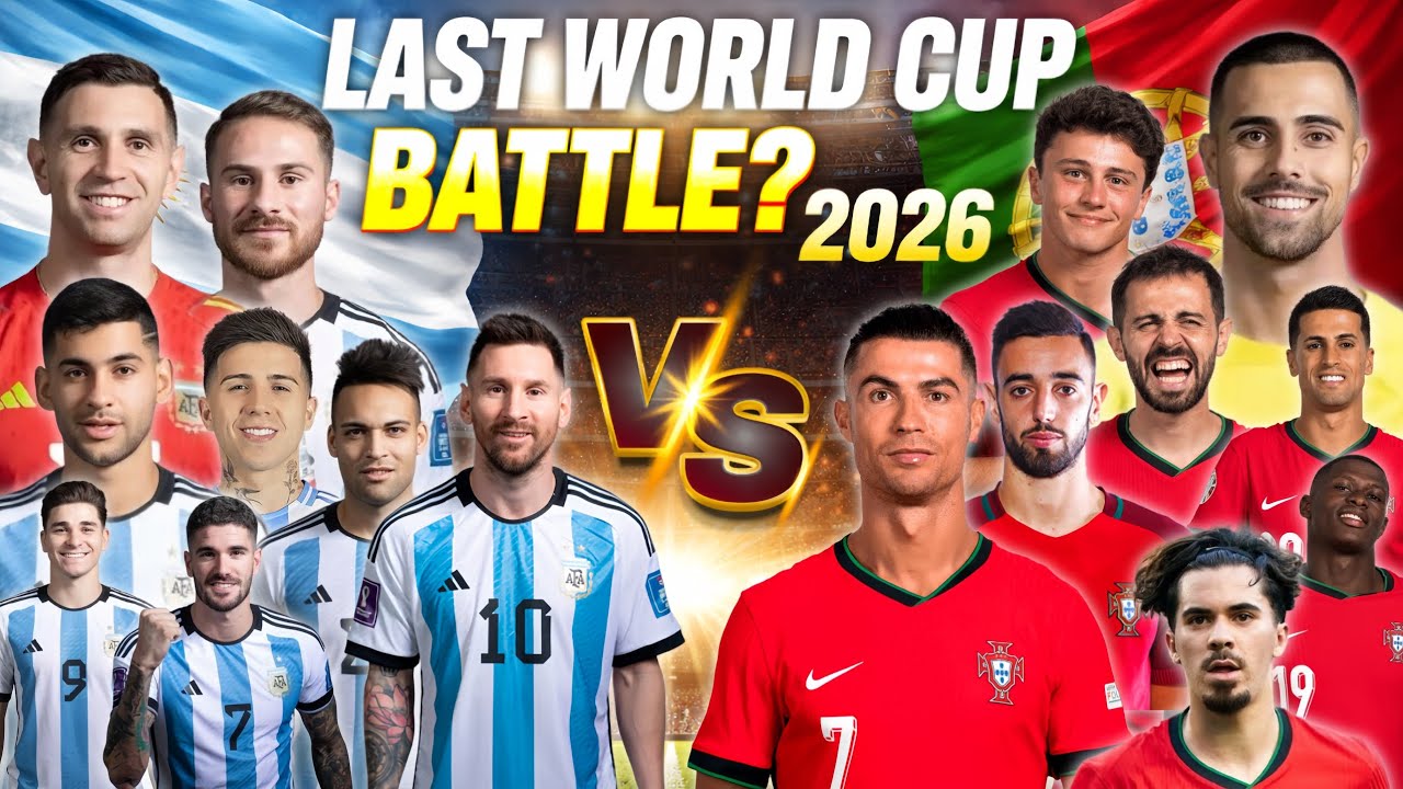 Messi vs Ronaldo LAST World Cup Battle? Argentina vs Portugal 2026 Best XI