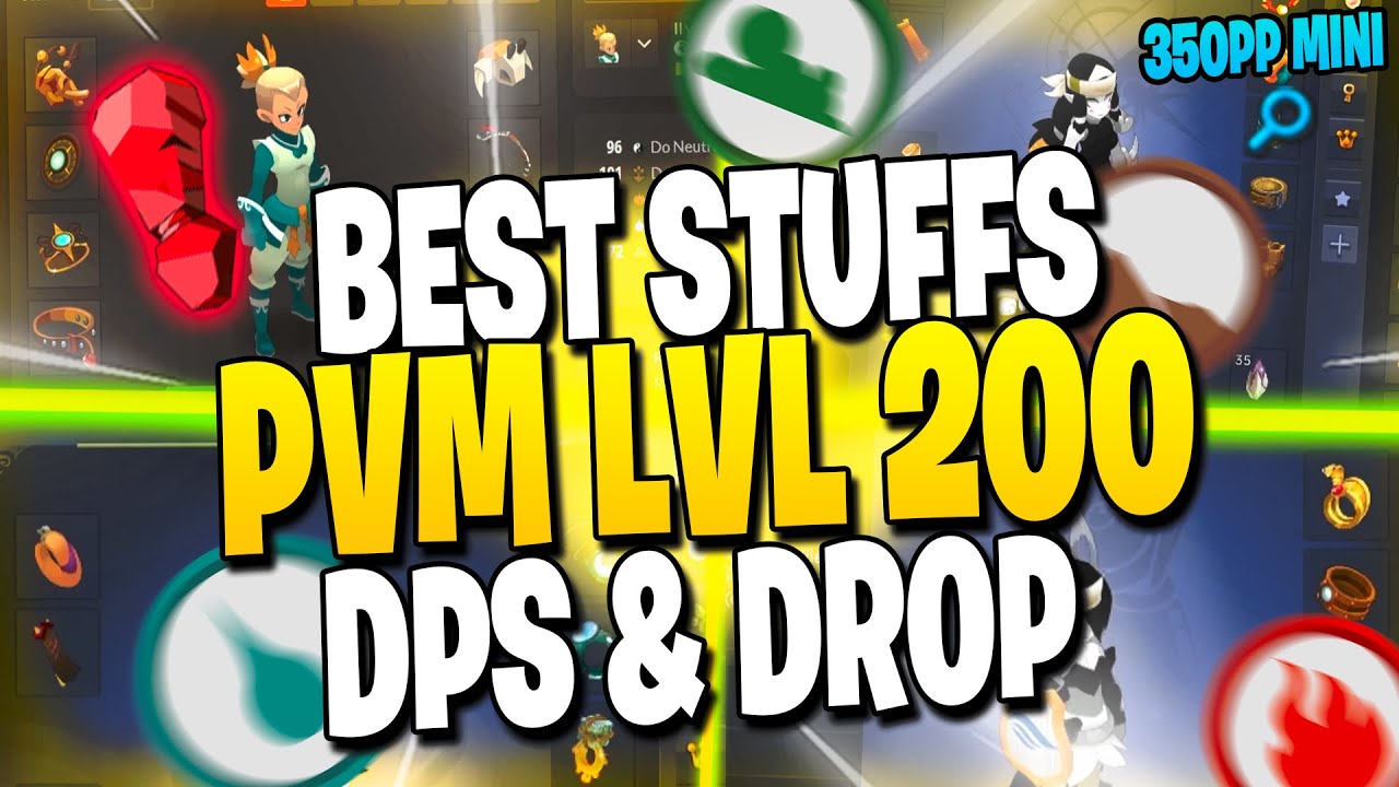 BEST STUFF PVM LVL 200 ! OPTI PP ! STUFF DO CRIT / STUFF TERRE 1500 STATS !