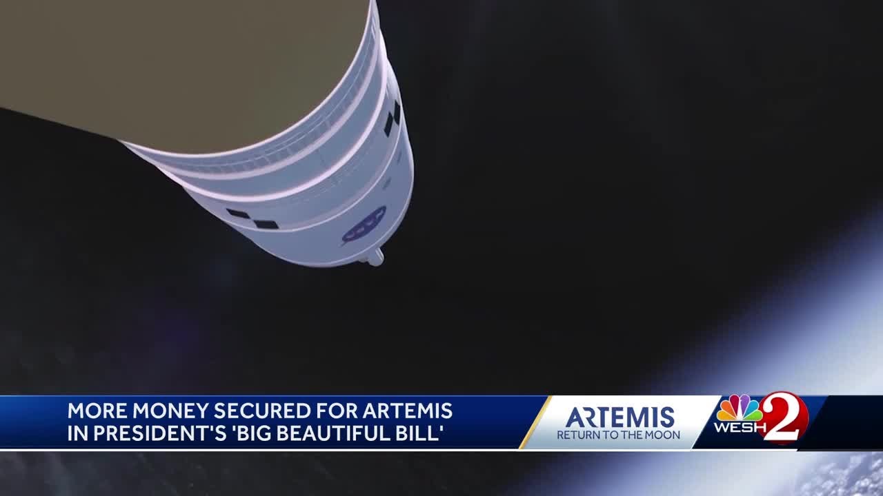 More money secured for Artemis in Trump's 'Big Beautiful Bill'