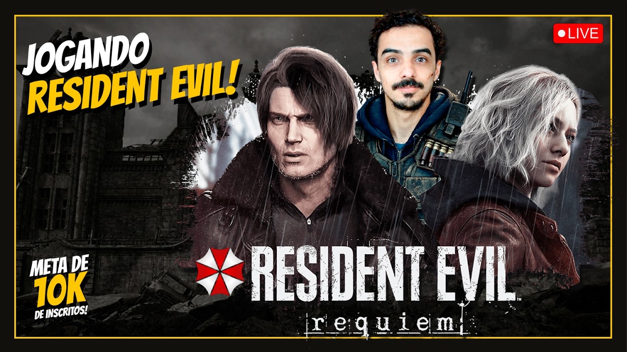 RE9 REQUIEM AO VIVO (PT-BR) + INSANO😱 #ResidentEvil9Requiem #aovivo #ptbr
