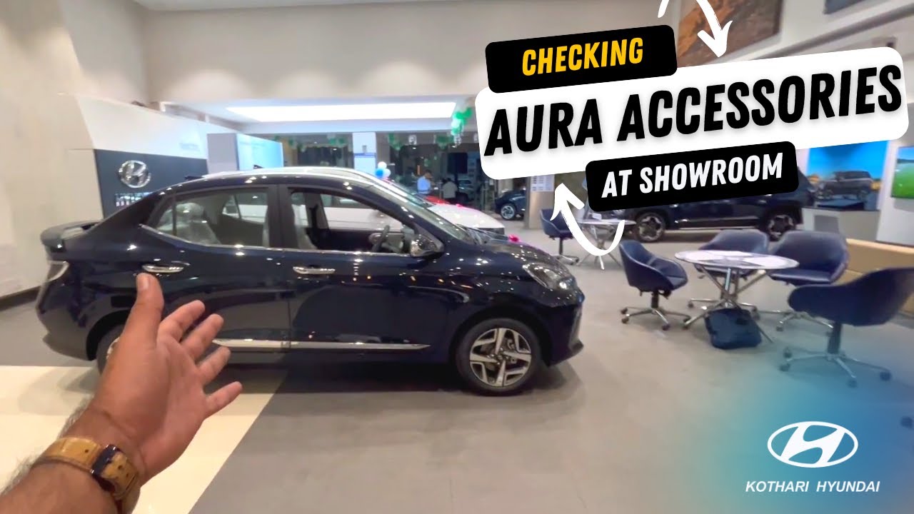 Check Aura car accessories ! #auracng #aura #kotharihyundai