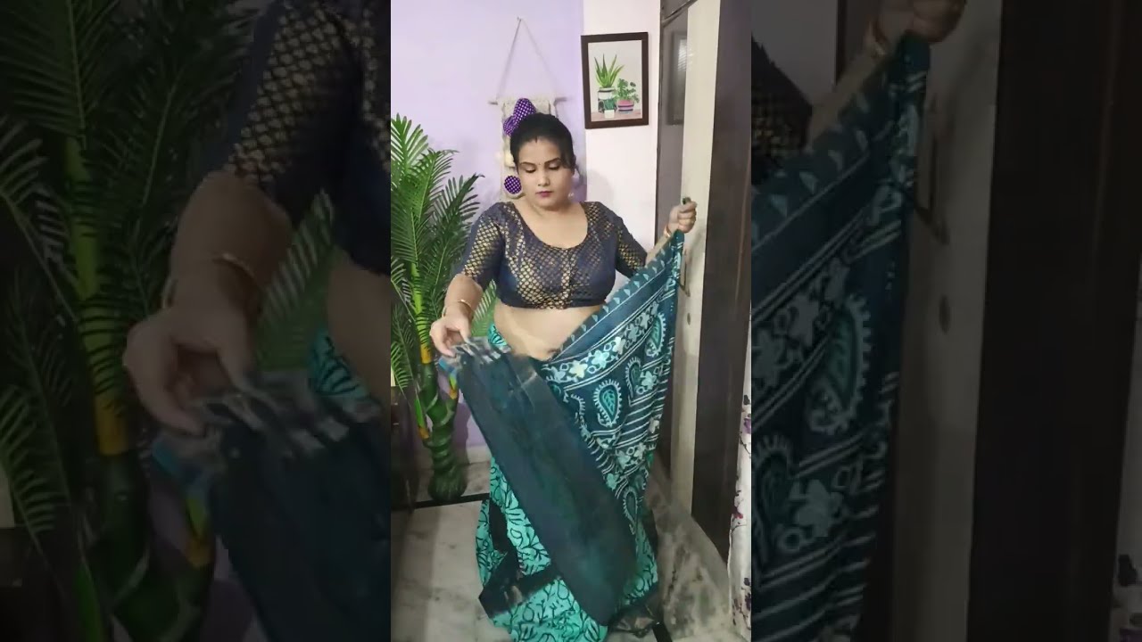 Saree Draping Only 5 Step How to wear saree queikly @BeautywithRashmi saree draping videos