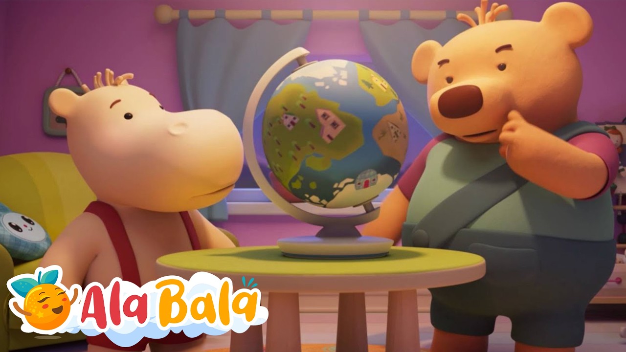 🌍 Tina și Tony călătoresc în jurul lumii! ✈️ | Desene Animate Alabala