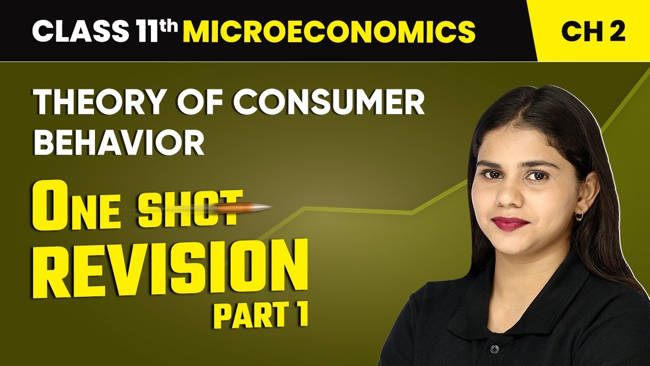 Theory of Consumer Behavior - One Shot Revision (Part 1) | Class 11 Economics Chapter 2 | CBSE 2024