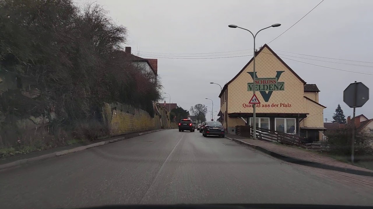 Drive from Altenglan to Lauterecken 05.02.2021