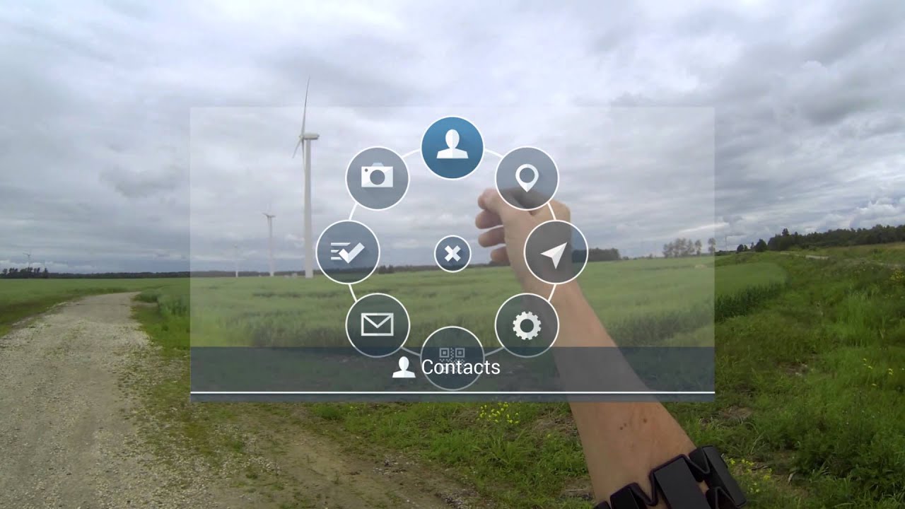 Use Smart Glasses Hands free with Myo and Skylight Demo by APX Labs