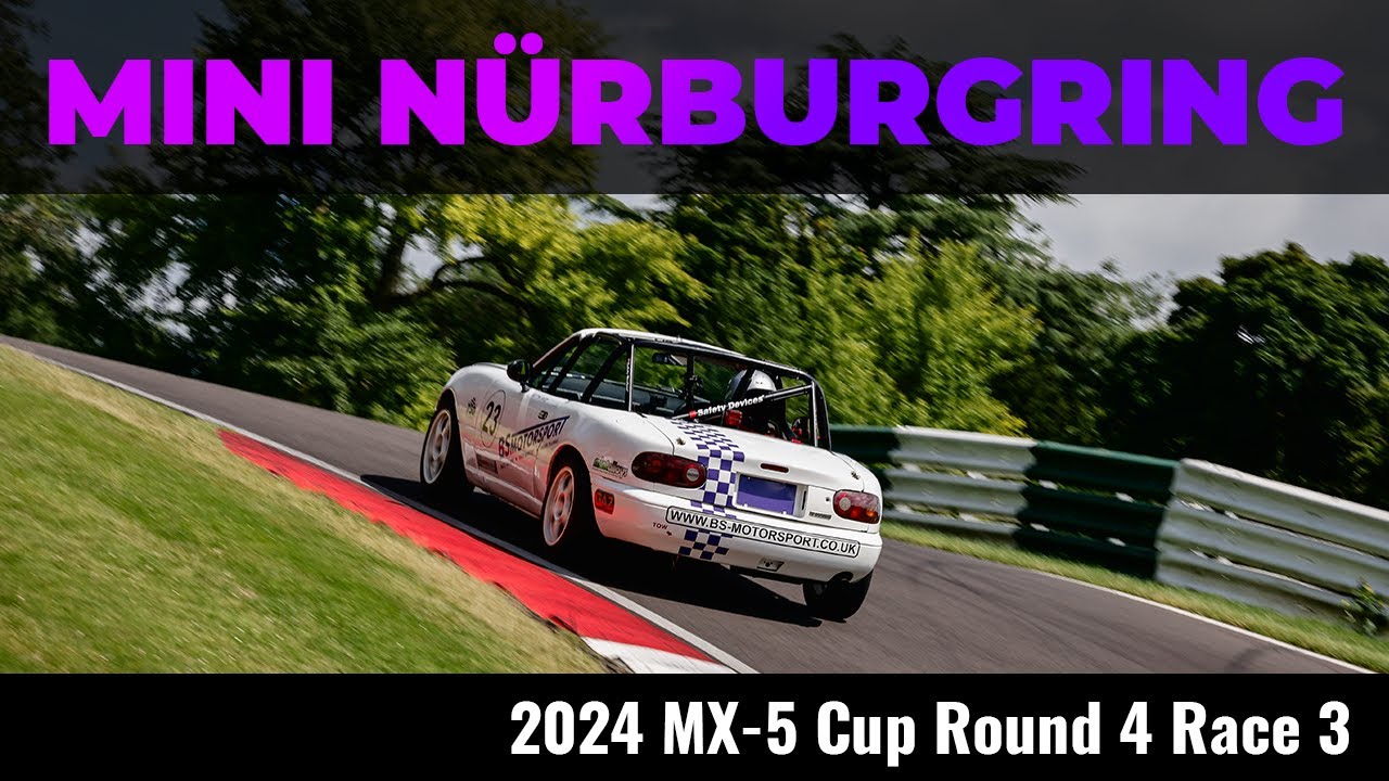 Finding confidence at scary new track | Race 3 - 2024 MX-5 Cup @ Cadwell Park | Onboard Car #23