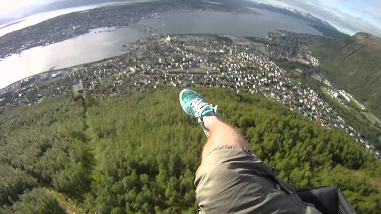 Paragliding - Fjellheisen, Tromsø, Norway