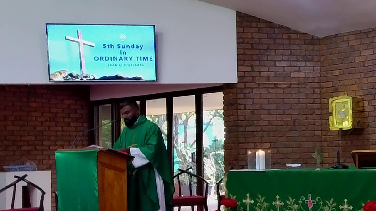 Mass for the Fifth Sunday in Ordinary Time