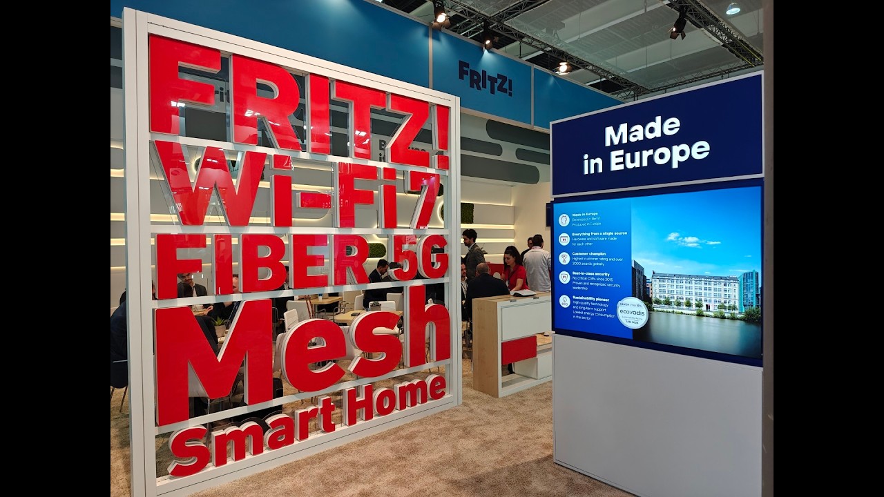 FRITZ! Экскурсия по стенду на MWC 2026