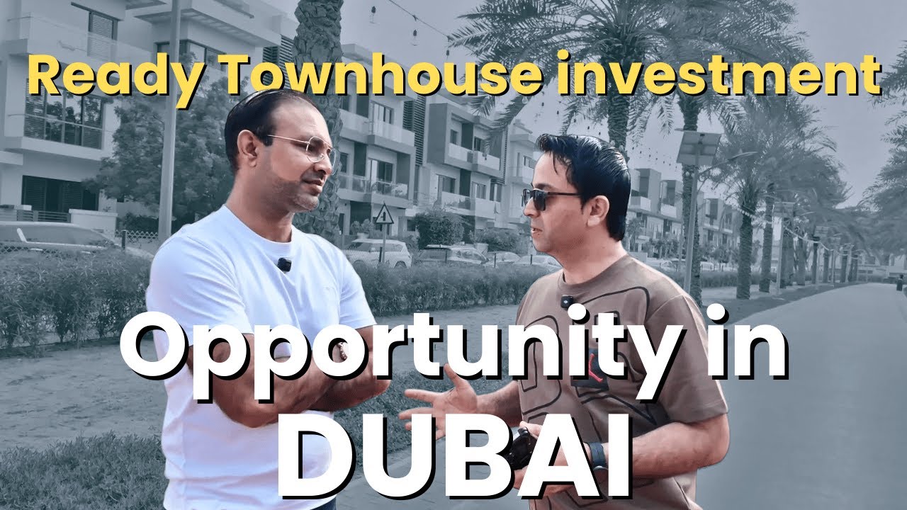 Ready Townhouse investment opportunity in Dubai. DONT MISS OUT