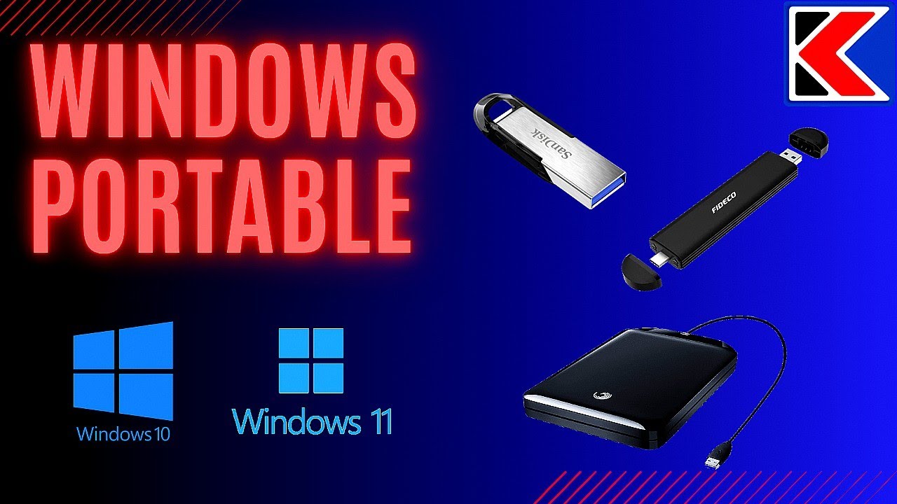 Windows Portable en USB o Disco Externo | Lleva tus programas a Todas Partes (Win 10 / 11)