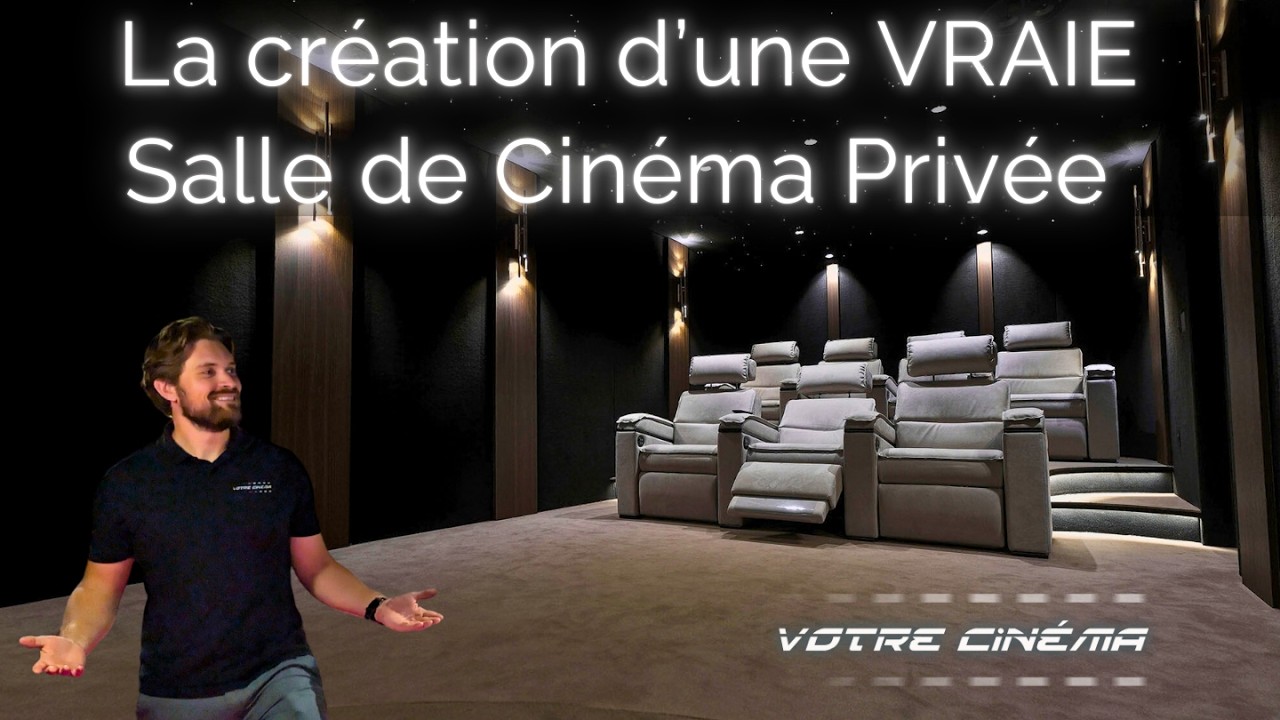4🎤 La création d'un Home Cinéma Privé en détail à Fontenay-sous-Bois !