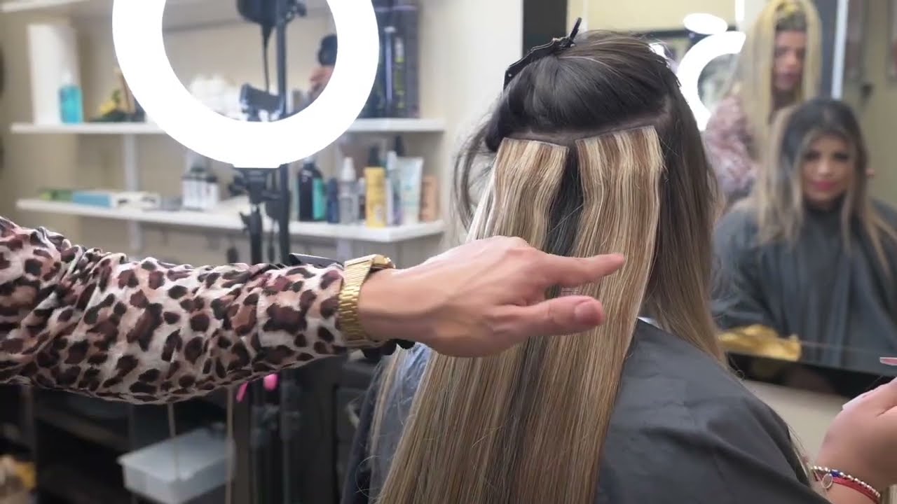 CÓMO APLICAR LAS EXTENSIONES DE TAPE