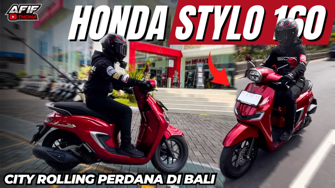 CITY ROLLING RIDE PERDANA HONDA STYLO 160 MENUJU GRAND LAUNCHING STYLO DI BALI🔥 #hondastylo160
