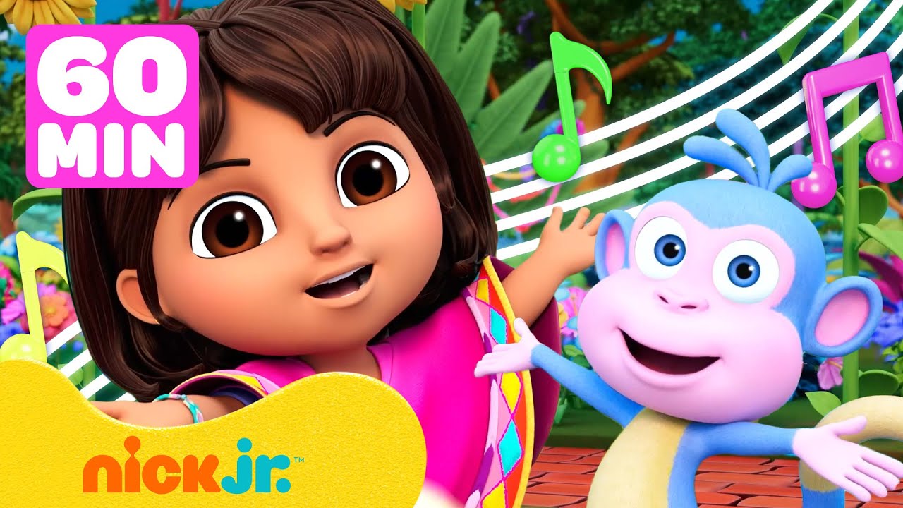 Dora’s fiesta voor Muziekdag! #3 🎶 60 minuten | Dora & vrienden | Nick Jr. Nederlands
