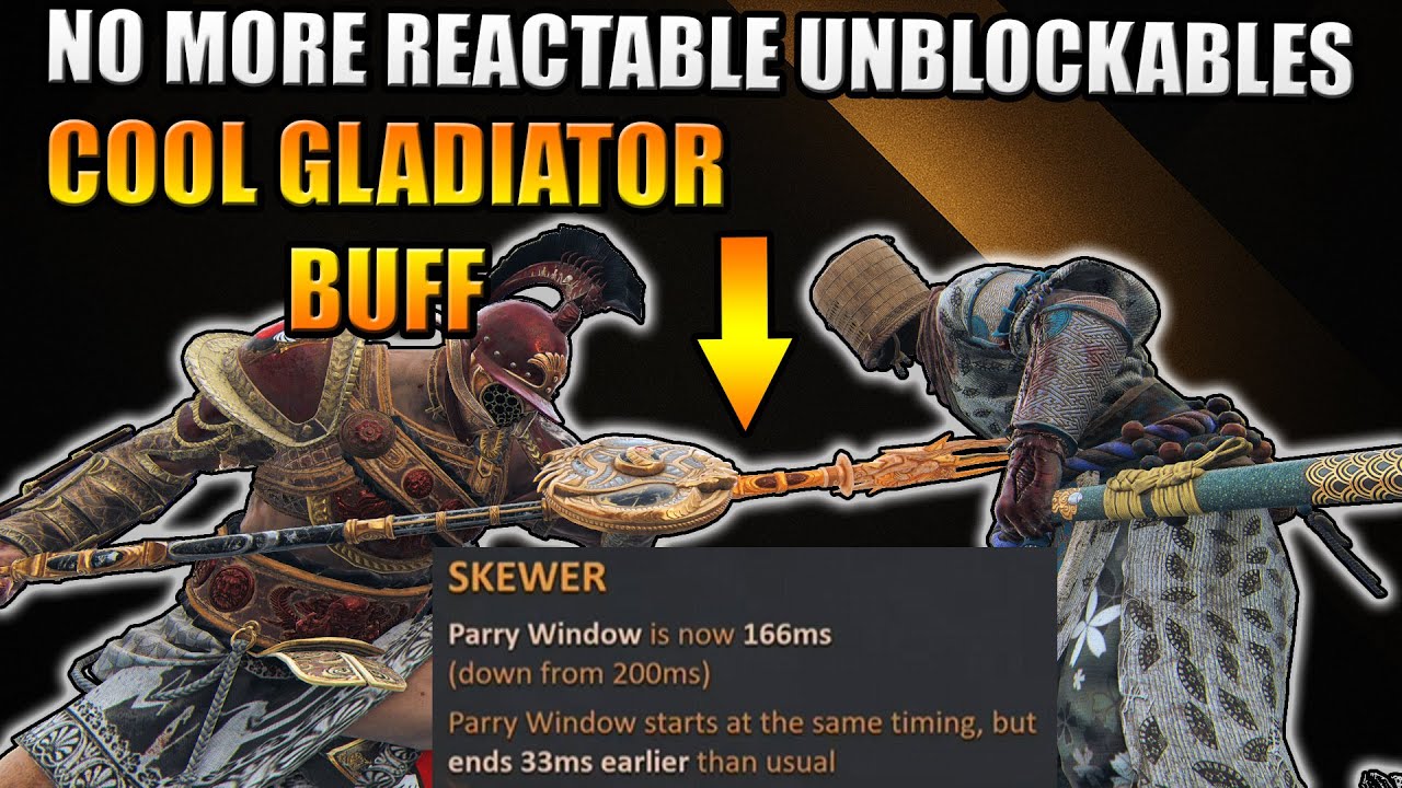 Better Gladiator Unblockables now for HIGH-Level Players | For Honor