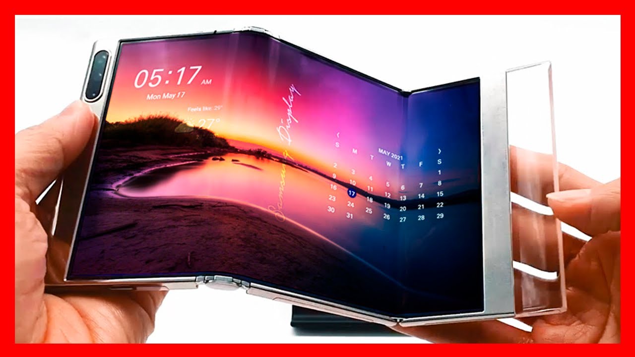 📱 Samsung Desvela los increíbles TELEFONOS PLEGABLES y ENRROLLABLES del FUTURO