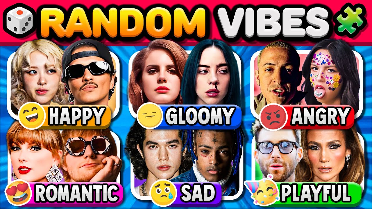 Save One Song Random VIBES 🎲 Happy, Sad, Angry, Romantic,... 🔥 Music Quiz 2025