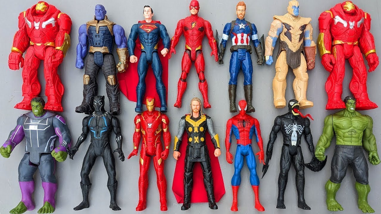 AVENGERS ASSEMBLE FIGHT, HULK FIGHT VENOM VS THANOS, SPIDER-MAN, IRON MAN, CAPTAIN AMERICA, RED HULK