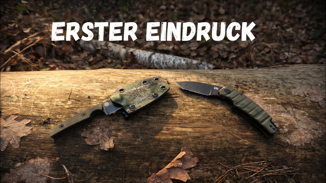 Erster Eindruck draußen | Fritz Meinecke Klappmesser & Neck Knife × ODENWOLF