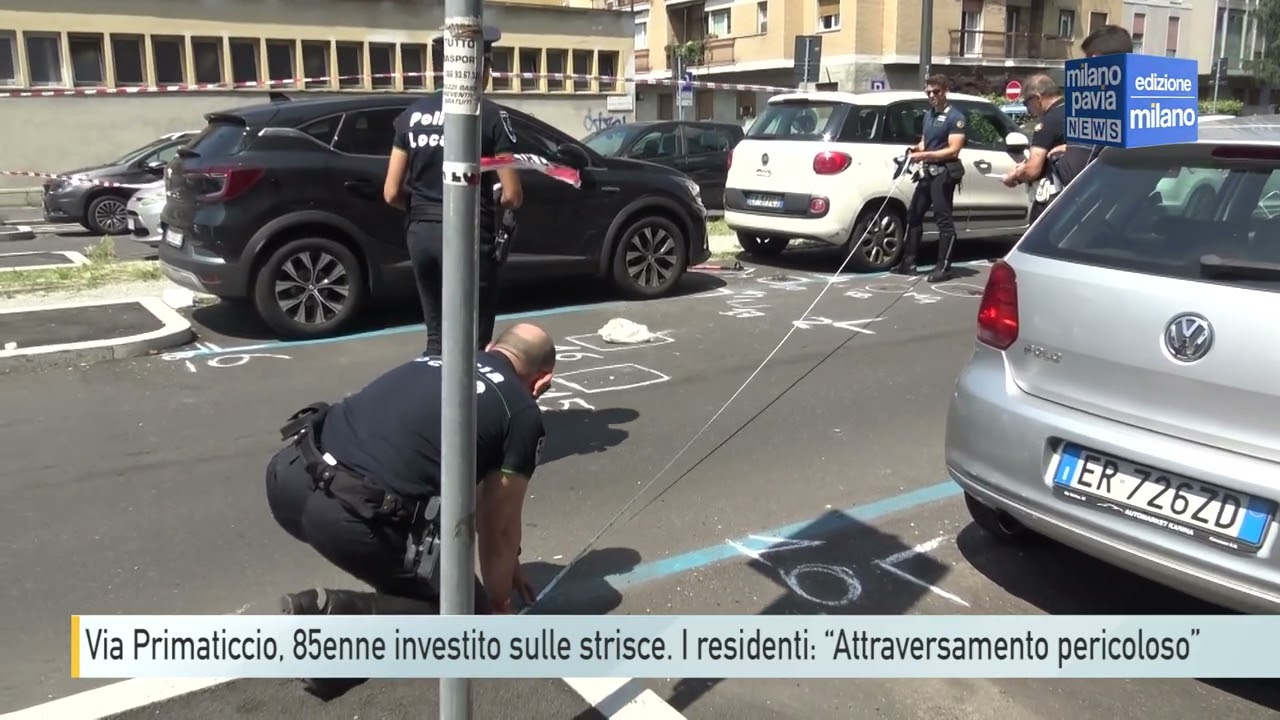 Via Primaticcio, 85enne investito sulle strisce. I residenti: “Attraversamento pericoloso”