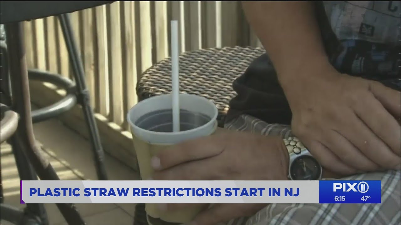 Single use plastic straw ban goes into affect in New Jersey starting today