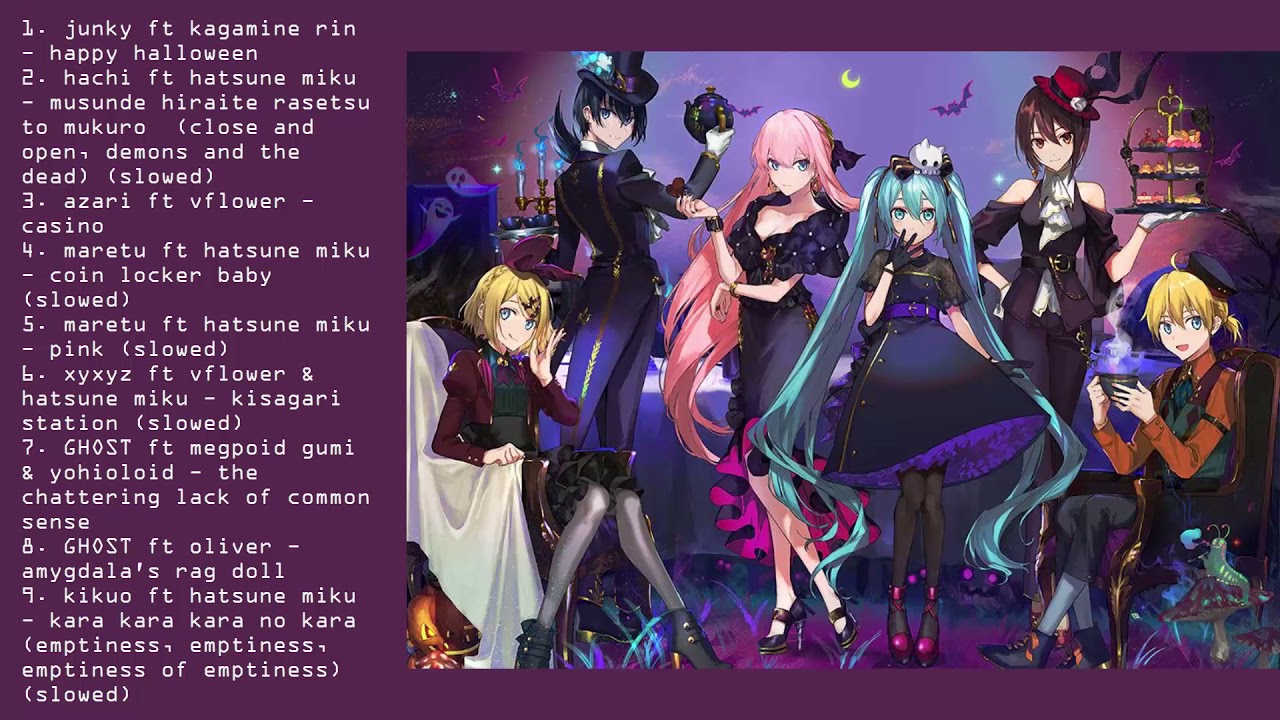 vocaloid songs to get you into the halloween vibe - a playlist
