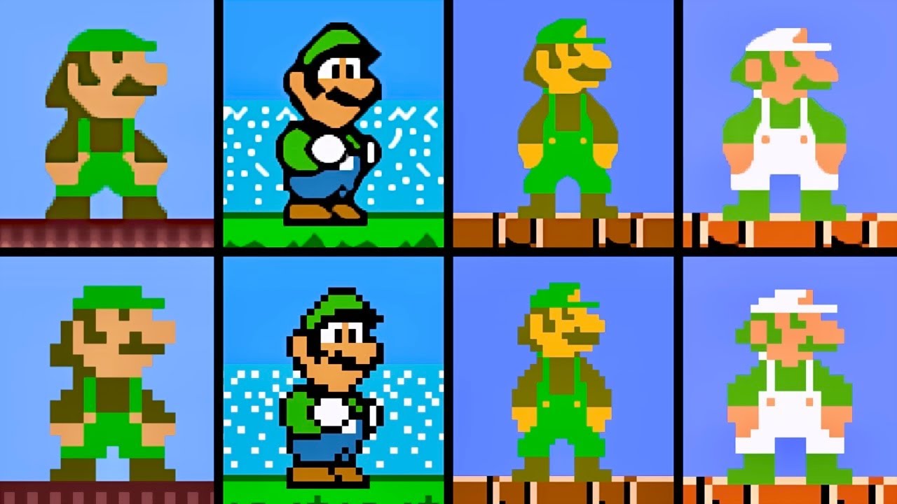 Super LUIGI Game Boy HD Versions Comparison