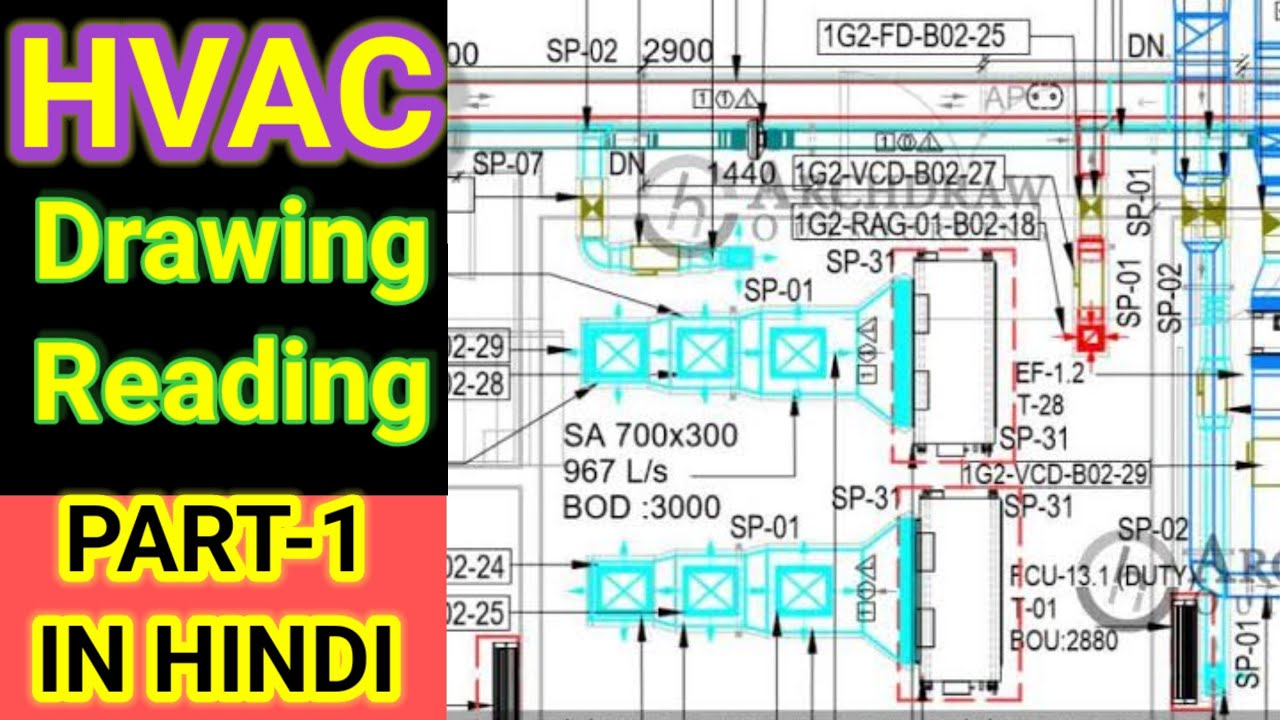 HVAC layout drawing reading practice PART-1 | Live explanation with drawing in Hindi | HVAC World