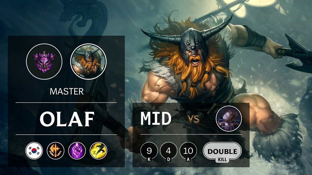 Olaf Mid vs Orianna - KR Master Patch 9.23