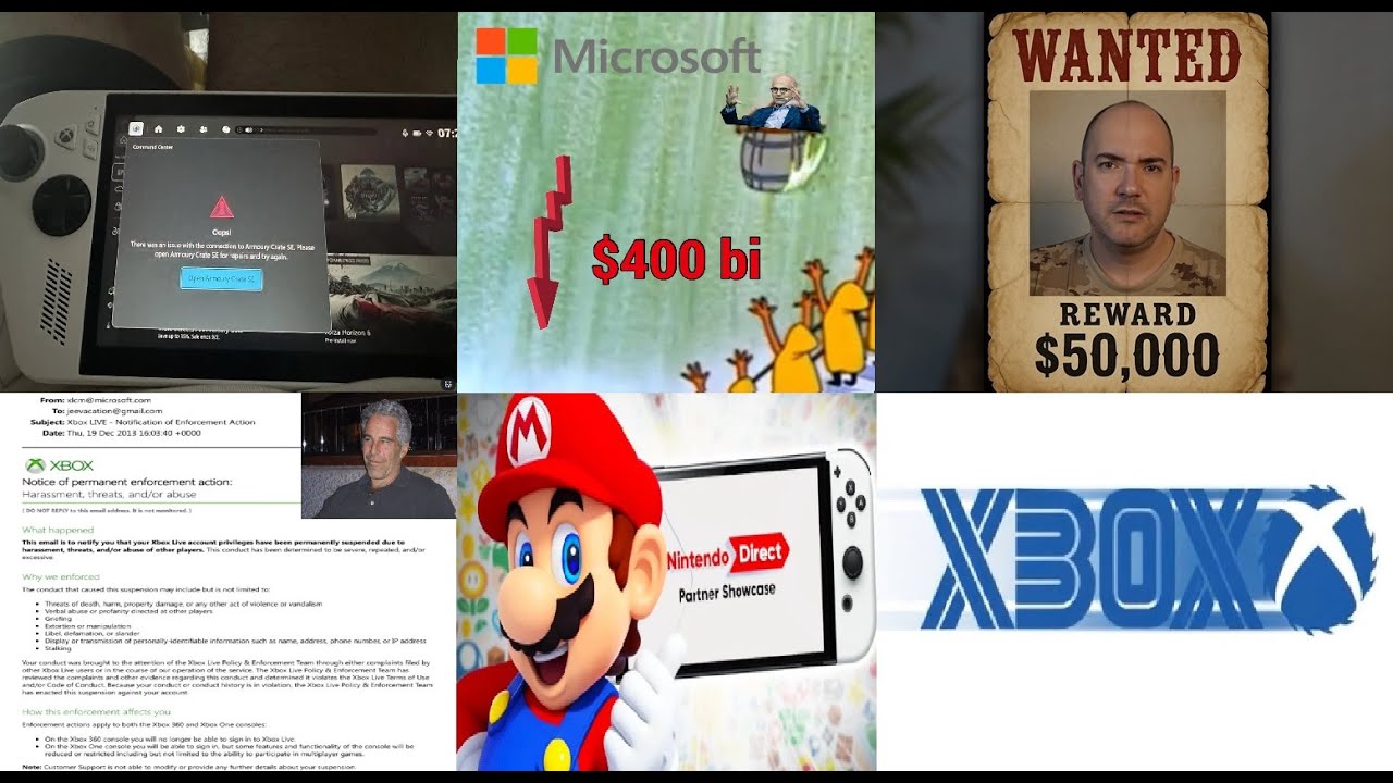 EPSTEIN JUGADOR DE EX-BOX - PARNER SHOW CASE DE NINTENDO DECEPCIONA - SKYANOPECIA EN PROBLEMAS