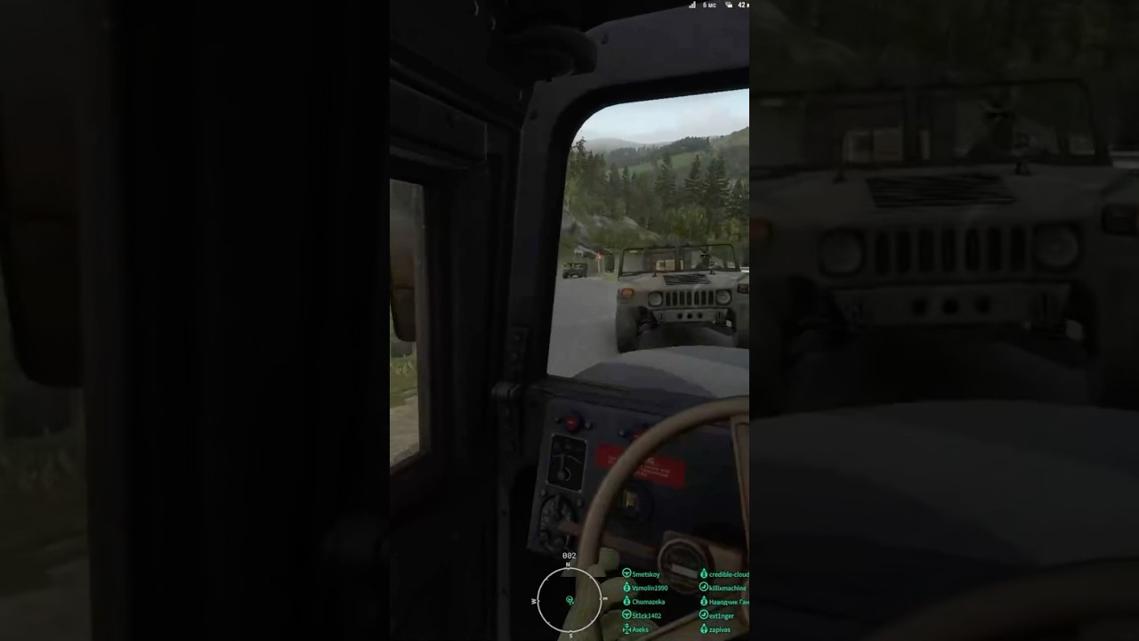 Смертельная встреча на дороге #armareforger #militarysimulation #ps5gameplay #milsim #arma4