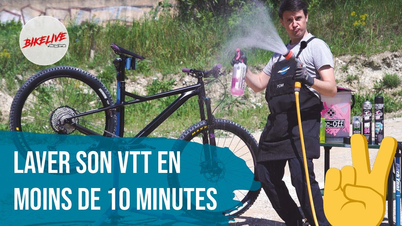 Conseils VTT - Laver son bike en moins de 10 minutes