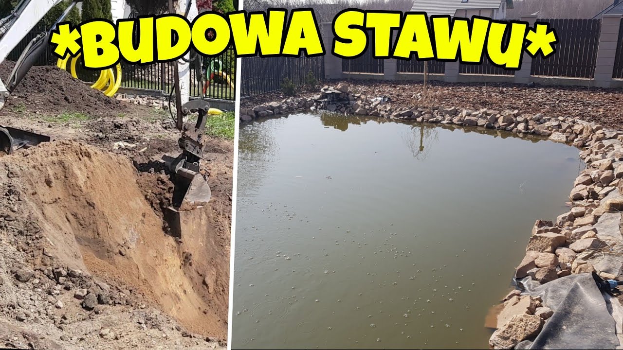 JAK ZBUDOWAŁEM MÓJ STAW? Budowa krok po kroku, moje patenty i rady | robienie oczka wodnego