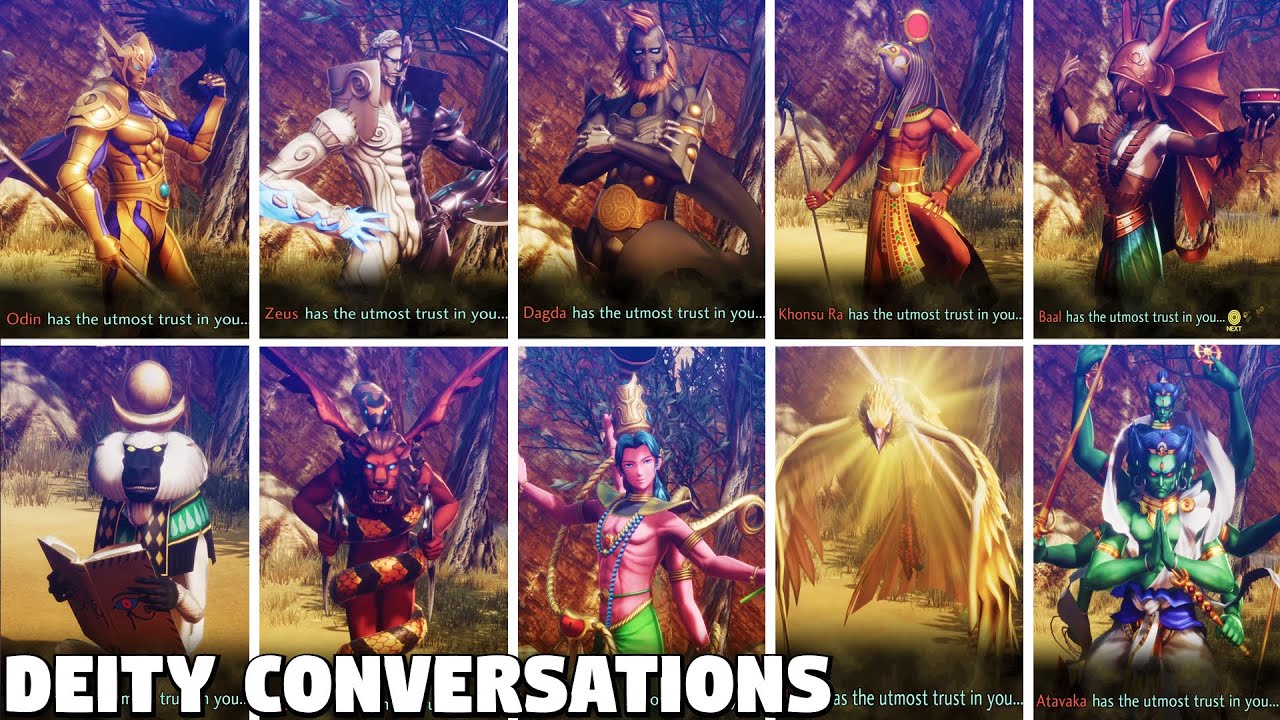 Shin Megami Tensei 5 Vengeance - ALL Deity Conversations Demon Haunt