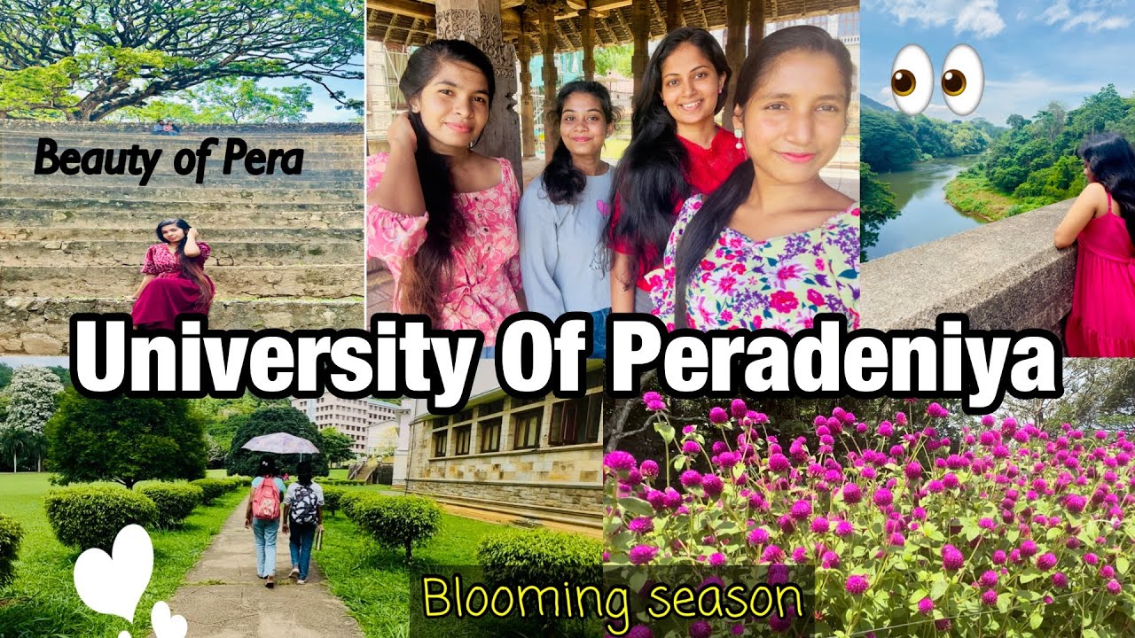 University of Peradeniya | පේරාදෙණිය Campus එක වටේ රවුමක් යමුද ?Pera Girls Hostel | Blooming season