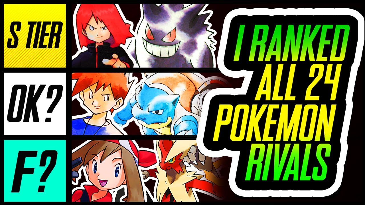 I Ranked ALL 24 Pokemon Rivals | Mr1upz