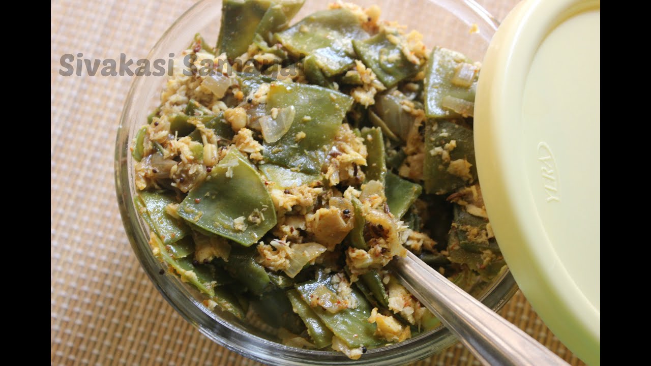 Avarakkai Poriyal(அவரைக்காய் பொறியல்)Sivakasi Samayal / Recipe - 142