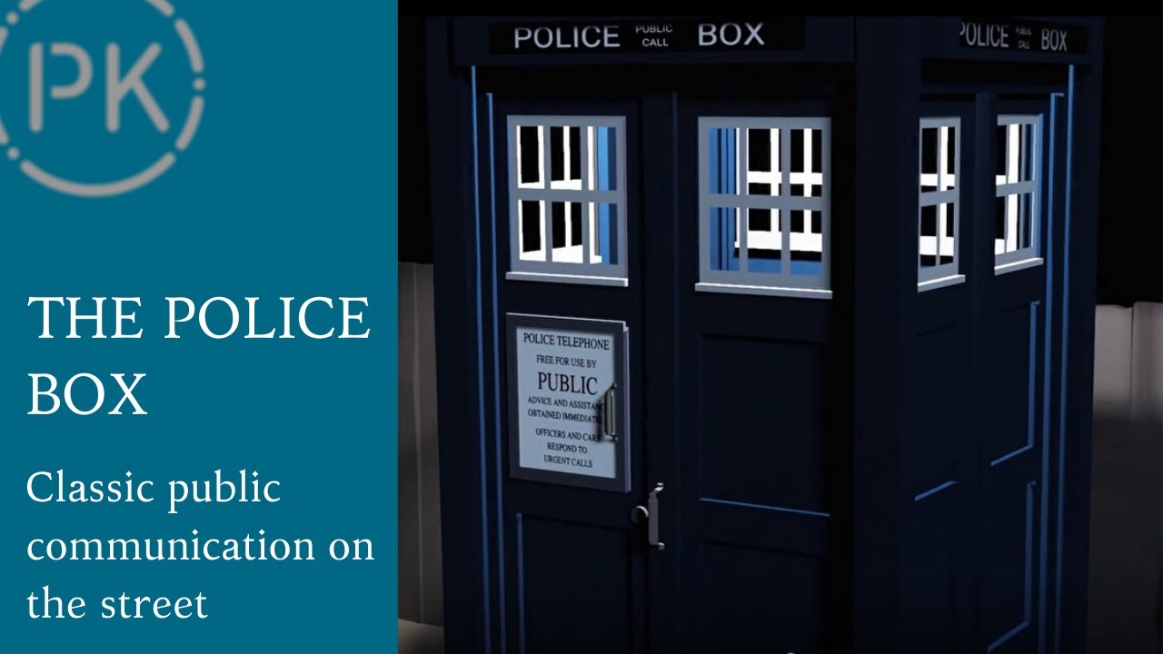 The Police Box: classic public communication on the street