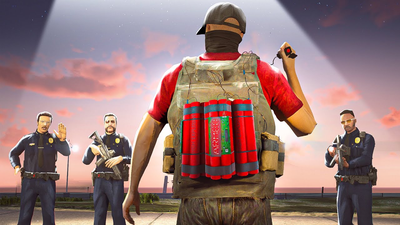 Serial Killer BOMBS Entire City in GTA 5 RP