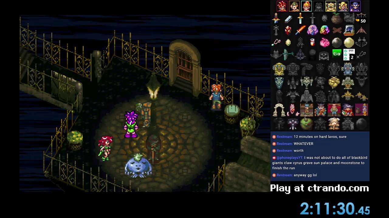 Chrono Trigger Rando Dalton Imperial Entrance Randomizer, no Jets of Time, Buried Flight Testing