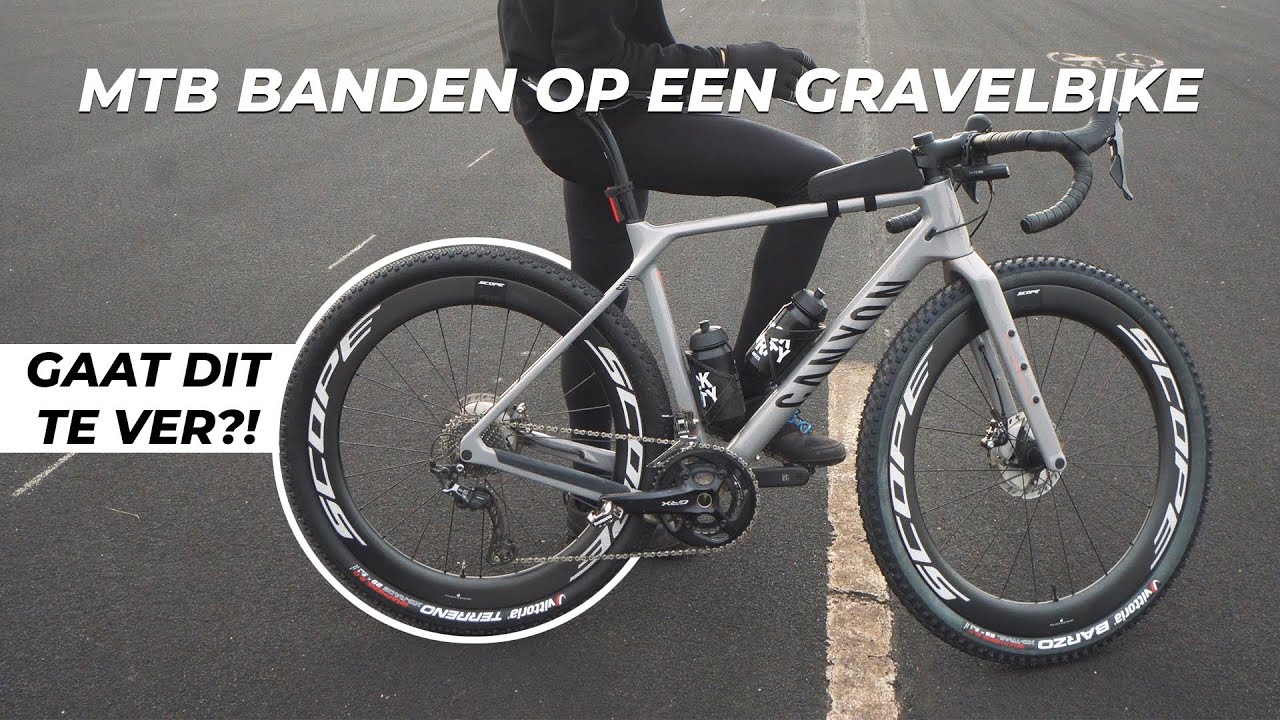 MTB BANDEN OP EEN GRAVELBIKE?!- Buiten de gebaande paden.