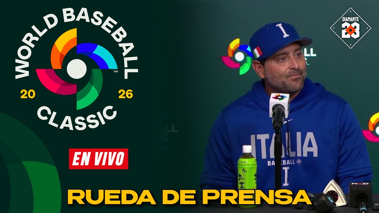 ITALIA Rueda de prensa Francisco Cervelli, derrota ante Venezuela Clásico Mundial 2026 | DIAMANTE 23