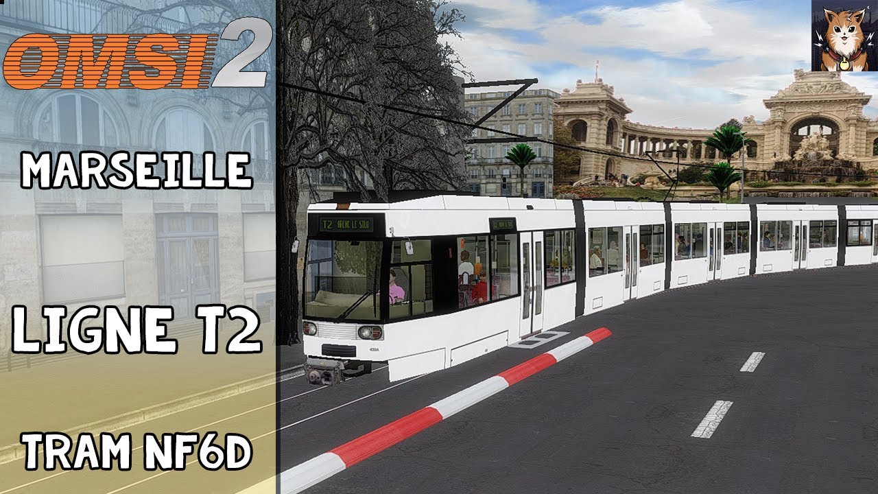 [OMSI 2] | Marseille2018 (Vers.Privée) | Ligne T2 : La Blancarde - Arenc Le Silo | (Tram NF6D) | FR
