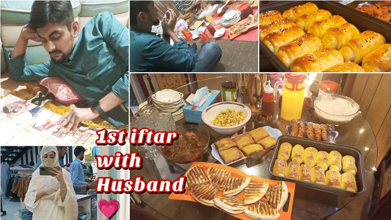 1st Iftar With Husband ❤️Pita slider, Dinner Roll,Thread Chicken Recipe