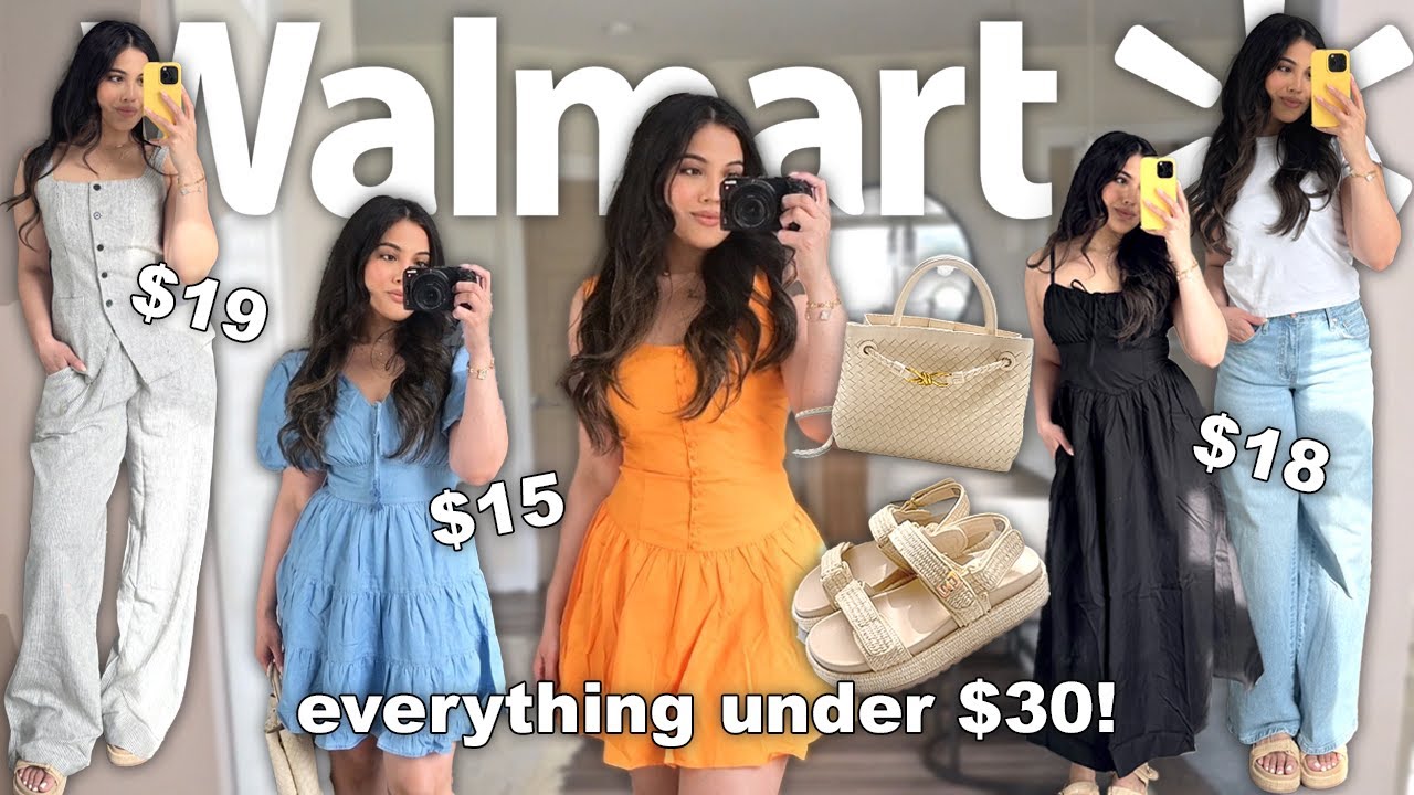 WALMART LUXURY FOR LESS: budget friendly fashion under $30! spring dresses, sets, skirts